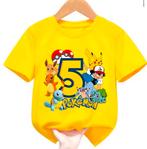 Pokemon Shirt 5 jaar - Maat 130 - Nieuw in verpakking, Ophalen of Verzenden, Nieuw, Pokemon, Jongen of Meisje