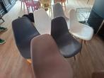 6 eetkamerstoelen, Huis en Inrichting, Stoelen, Ophalen, Zo goed als nieuw, Grijs, Vier
