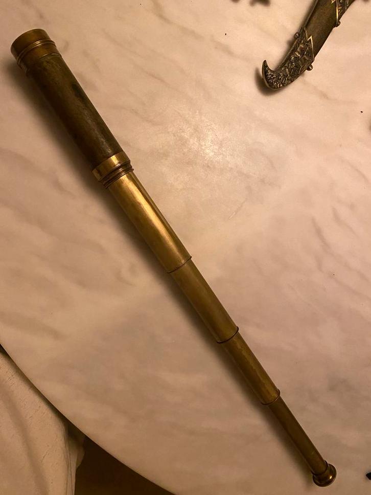 Antieke Messing Telescoop - 19e Eeuw Engeland, Antiek en Kunst, Antiek | Overige Antiek, Ophalen of Verzenden