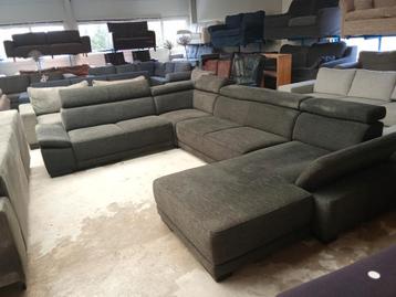 U bank 320x260x190cm antraciet  beschikbaar voor biedingen