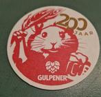 Bierviltje:Gulpener 200jr:jij,Je Vrienden.Bier, Verzamelen, Biermerken, Ophalen of Verzenden, Zo goed als nieuw, Viltje(s), Gulpener