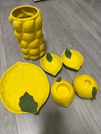 Citroen Servies Set, Huis en Inrichting, Keramiek, Overige typen, Ophalen of Verzenden, Zo goed als nieuw