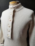 La Maille Sezane 55% Wol 25% Katoen knitted trui S 36 Ecru, La Maille Sezane, Beige, Zo goed als nieuw, Maat 36 (S)