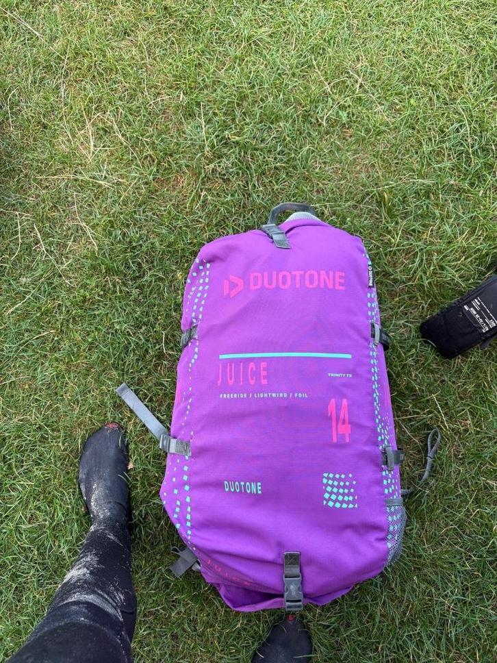 Duotone Juice 14m uit 2025 te koop, Watersport en Boten, Kitesurfen, Zo goed als nieuw, Kite, 14 m², Geen board, Ophalen of Verzenden