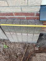 Gratis 3 grote diepe palisade betonbandjes, Ophalen, Gebruikt, Beton, Overige typen