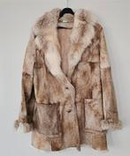 Jas met konijnenbont | bont | leer | maat 44, Mody Mary, Ophalen of Verzenden, Gedragen, Maat 42/44 (L)