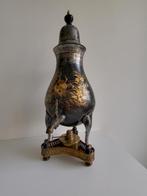 Antiek tinnen kraantjespot, koffiepot, Antiek en Kunst, Ophalen of Verzenden