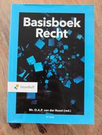 O.A.P. van der Roest - Basisboek Recht - 17e druk, O.A.P. van der Roest, Sociale wetenschap, Ophalen of Verzenden, Zo goed als nieuw