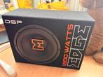 EDGE 12" Actieve Subwoofer met DSP Versterker - 400W RMS, Auto diversen, Autospeakers, Ophalen, Gebruikt