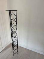 Brutalist wijnrek vintage, Ophalen of Verzenden, Zo goed als nieuw, Metaal, 75 cm of meer