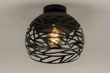 plafondlamp bol zwart hoekbank tafel slaapkamer bed hal lamp beschikbaar voor biedingen