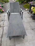 Ligbed grijs 195x55, Tuin en Terras, Ligbedden, Ophalen, Zo goed als nieuw