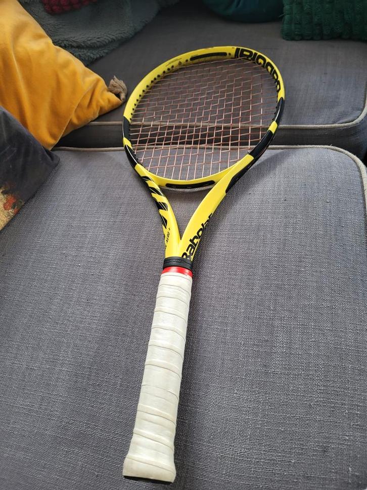 Babolat Pure Aero+ Tennisracket 300 gram L3, Sport en Fitness, Tennis, Gebruikt, Racket, Babolat, Ophalen of Verzenden