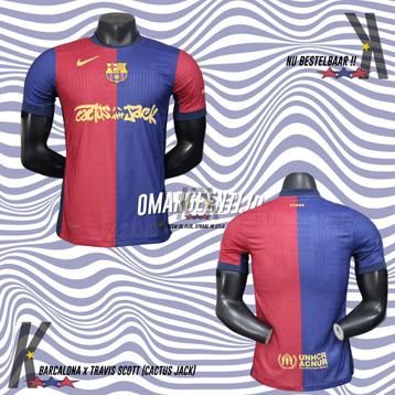 Barcelona x Travis Scott Limited Edition Jersey 2024 beschikbaar voor biedingen