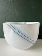 Kosta Boda grote kom glas Rainbow serie 1980's, Rond, Ophalen of Verzenden, Glas, Zo goed als nieuw