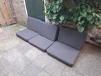 3 kussens voor tuinbank - 60 x 60 cm p/st (in goede staat!), Tuin en Terras, Tuinmeubel-accessoires, Ophalen, Gebruikt