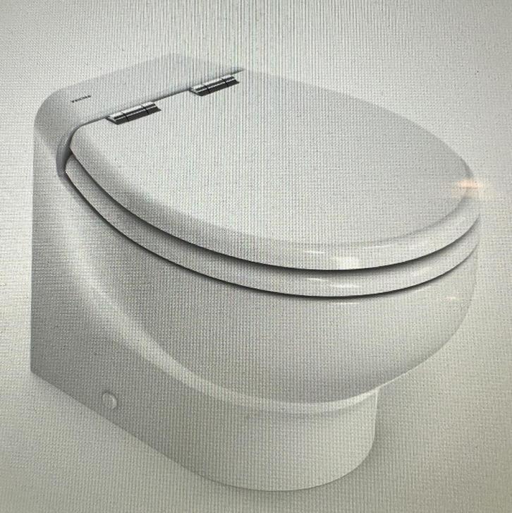 TECMA toilet bril wc bril silence plus wit polyester mdf, Watersport en Boten, Accessoires en Onderhoud, Gebruikt, Kombuis en Sanitair