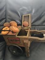 👉 Leuke houten broodkar met brood, Ophalen of Verzenden