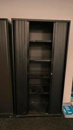 Zwarte archiefkast met roldeuren 100x195, Ophalen, Gebruikt, Meerdere deuren, 50 tot 100 cm