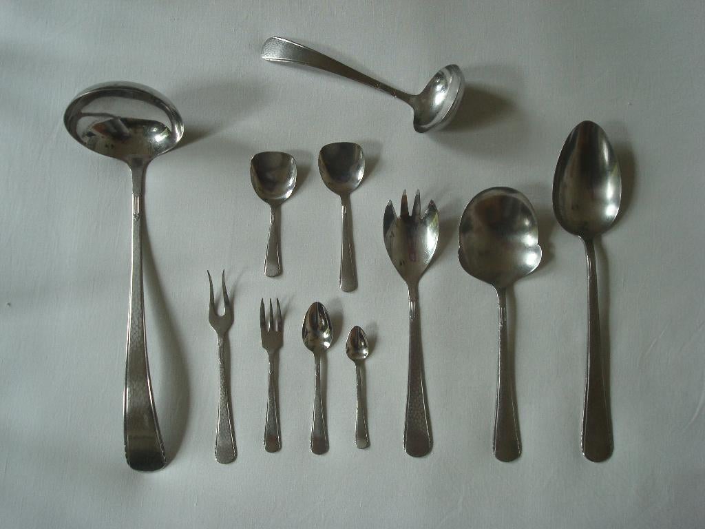 Gero Zilmeta 294 Franse lelie gehamerd, Antiek en Kunst, Ophalen of Verzenden