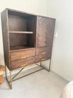 Wandkast in visgraat, Ophalen, Gebruikt, Met deur(en), 100 tot 150 cm