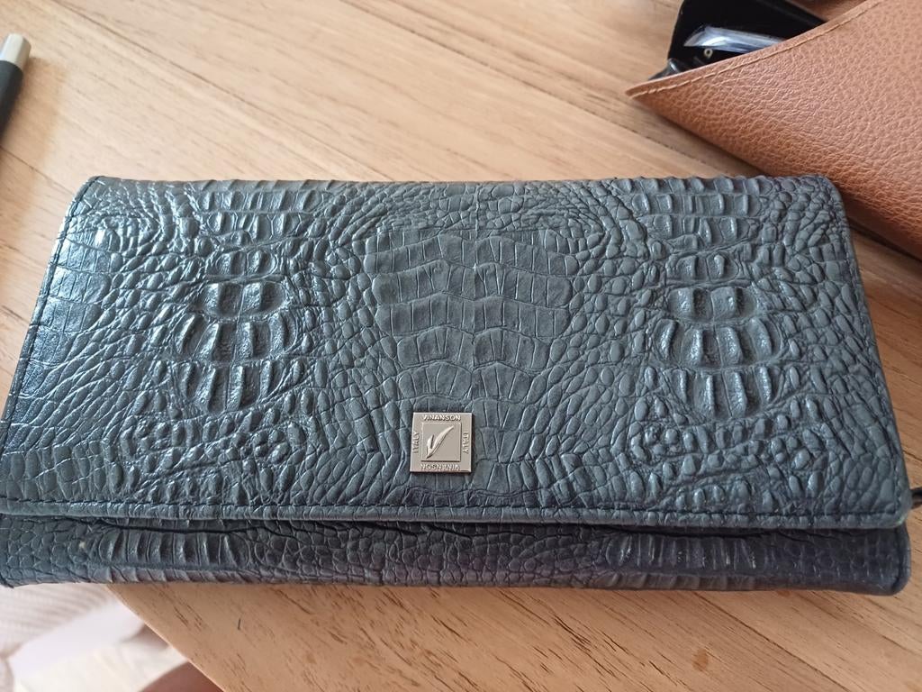 Mooie lederen portomonnee, Ophalen of Verzenden, Nieuw, Overige kleuren, Overige merken