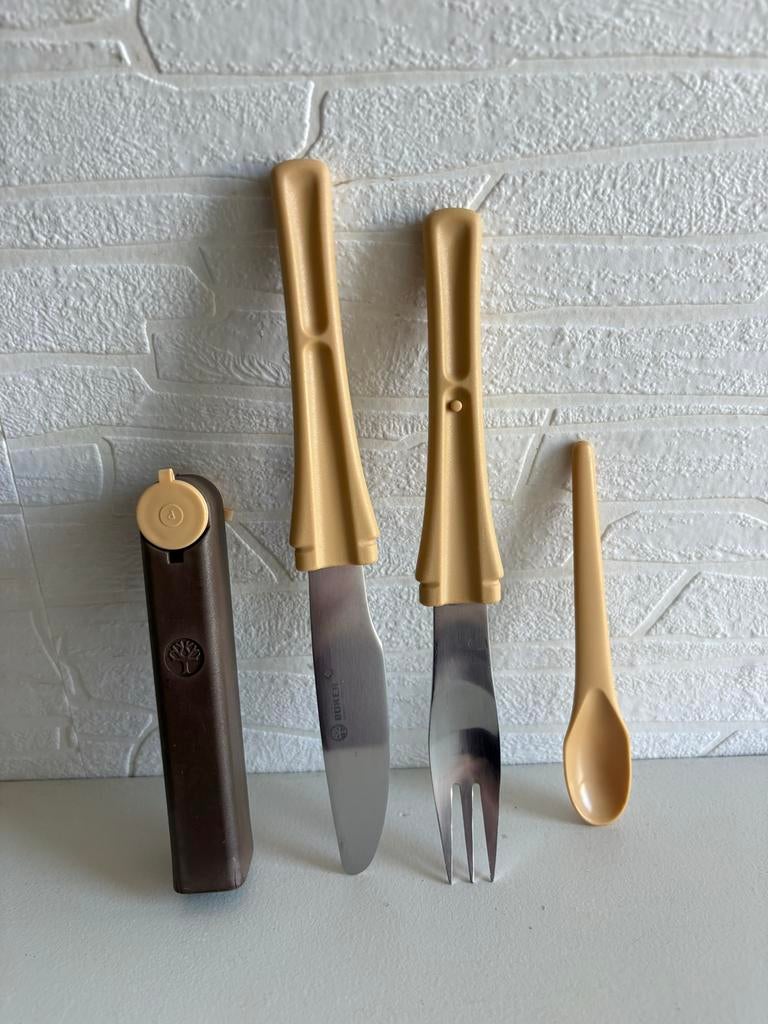Vintage Böker Solingen "Snac Pac" Campingbestek, Antiek en Kunst, Ophalen of Verzenden