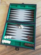 Backgammon deluxe koffer, Hobby en Vrije tijd, Een of twee spelers, Ophalen of Verzenden, Gebruikt