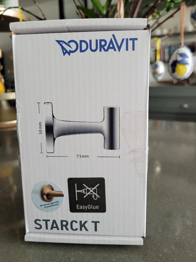 Handdoekhaak brons geborsteld, Ophalen of Verzenden, Nieuw, Overige kleuren, Handdoekenrek