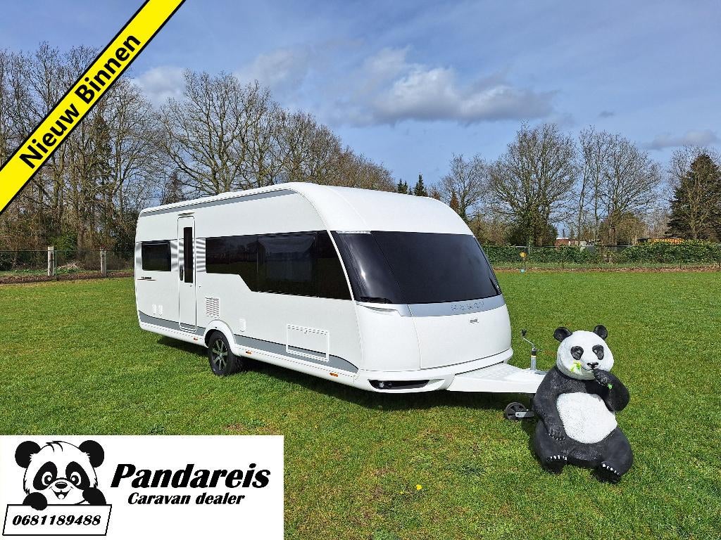 Hobby 560 CFE Premium BJ:2019 AIRCO + MOVER + OVEN + TV, Omvormbare zithoek, Rondzit, Hobby, Bedrijf