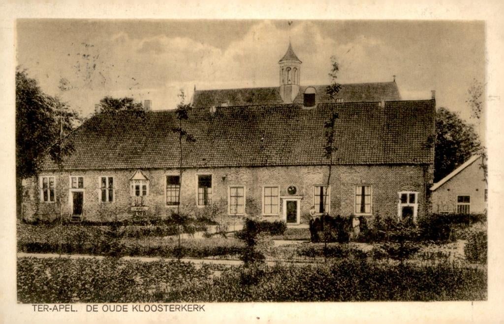 Ter-Apel De oude Kloosterkerk # 847, Verzenden, 1920 tot 1940, Gelopen, Groningen
