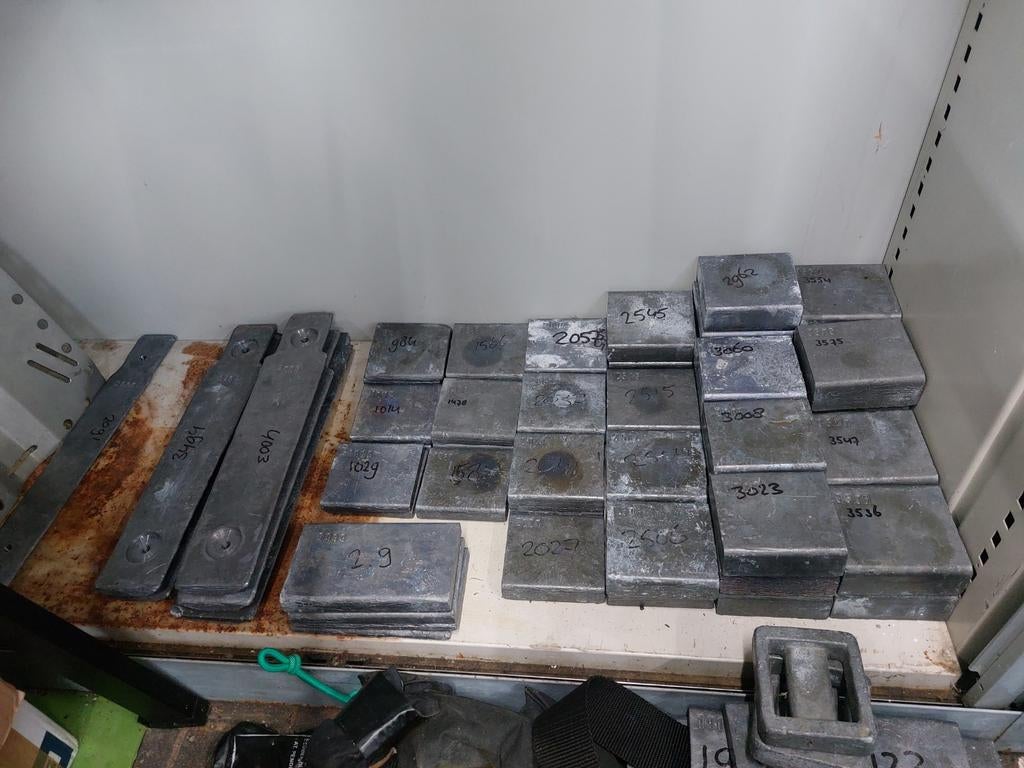 Duiklood tbv Tecline, Xdeep en Backplate, Watersport en Boten, Duiken, Ophalen, Nieuw, Lood of Loodgordel