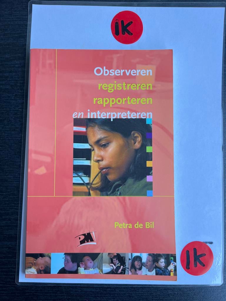 Observeren, registreren, rapporteren en interpreteren, Boeken, Studieboeken en Cursussen, Ophalen of Verzenden, Gamma, Zo goed als nieuw