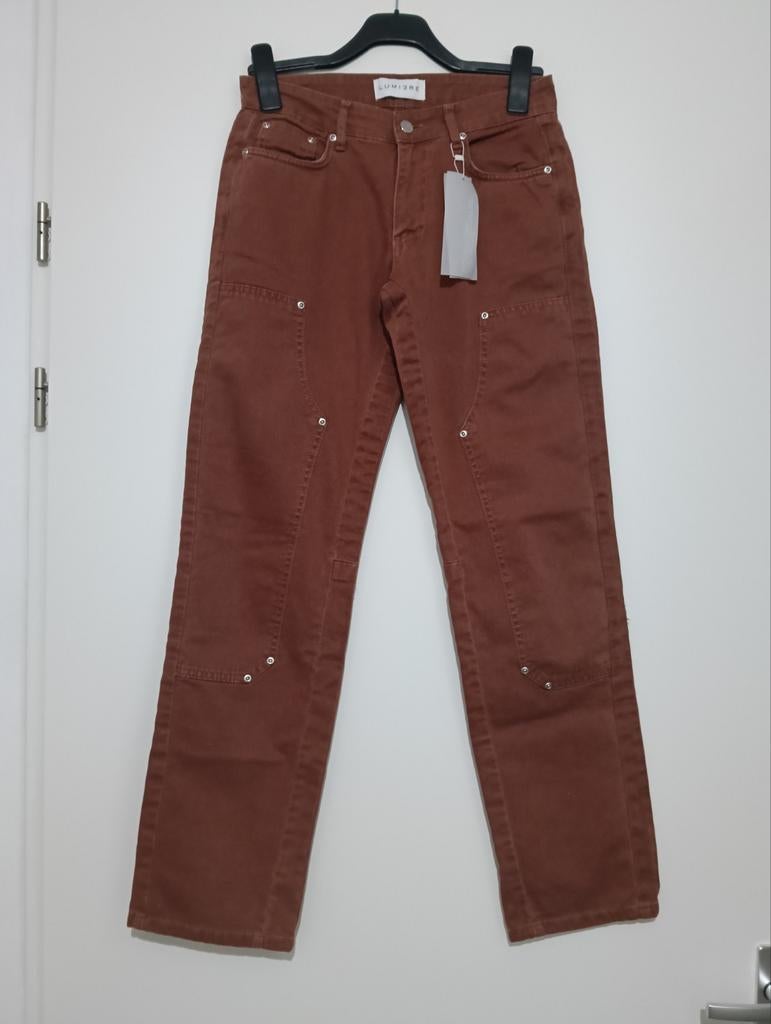 Nieuwe Bruine Lumière Broek - Maat W27 - Casual Look, Bruin, Nieuw, Ophalen of Verzenden, Lumière