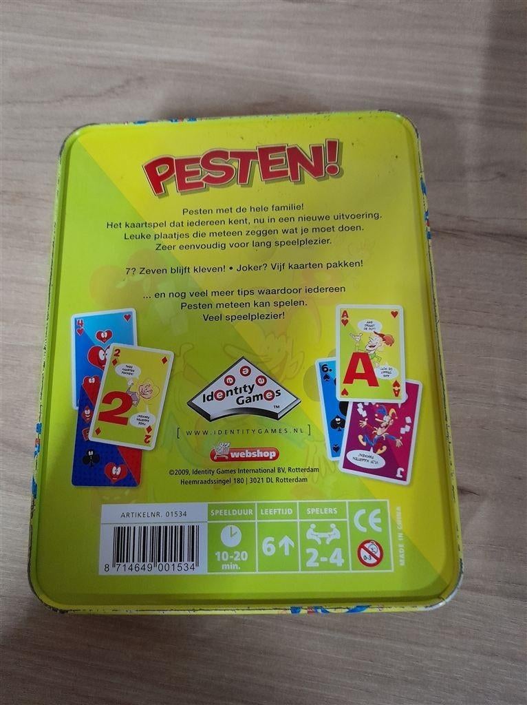 pesten in blik - s4782, Verzenden, Zo goed als nieuw