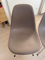 Set van 4 Vitra Eames Eetkamerstoelen - Grijs/Taupe, Ophalen, Kunststof, Gebruikt, Vier