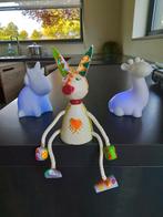 Zgan kastpoppetje en lampjes, Kinderen en Baby's, Kinderkamer | Inrichting en Decoratie, Ophalen of Verzenden, Zo goed als nieuw