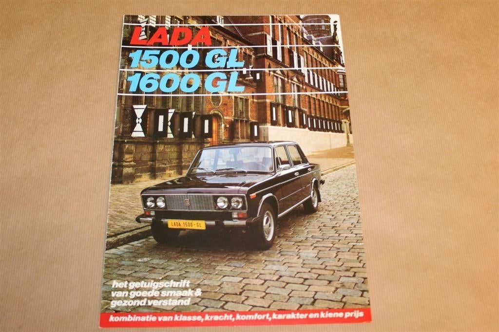Zeldzame brochure - Lada 1500/1600 GL - Ca 1980, Ophalen of Verzenden, Zo goed als nieuw, Overige merken