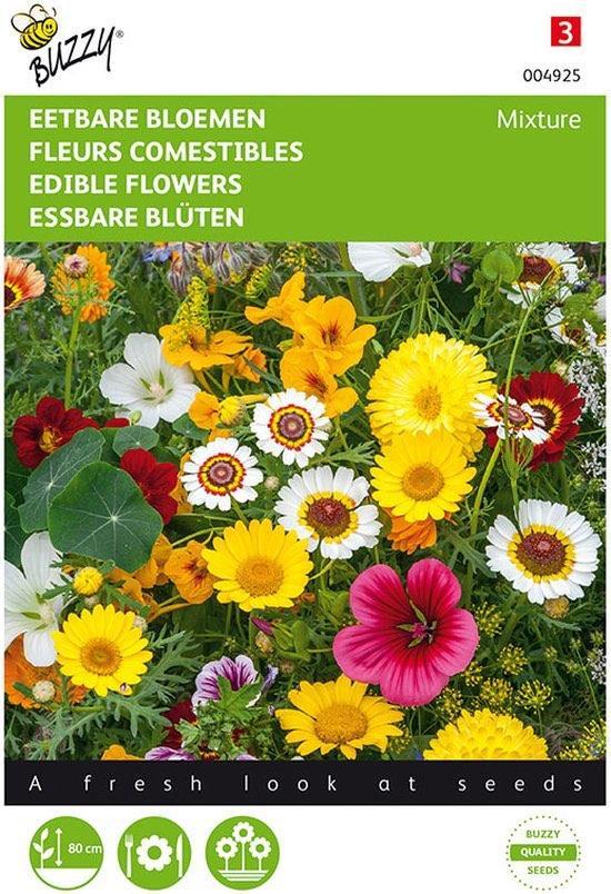 Buzzy Mengsel Eetbare bloemen - GRATIS VERZENDING, Tuin en Terras, Bloembollen en Zaden, Volle zon, Verzenden