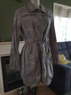 Noa Noa schitterende beige blouse jurk bloemen mt S 36, Beige, Zo goed als nieuw, Knielengte, Maat 36 (S)