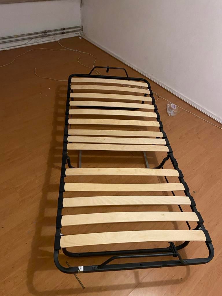 1 persoons opklapbed, Ophalen, Eenpersoons, Zwart, Overige maten