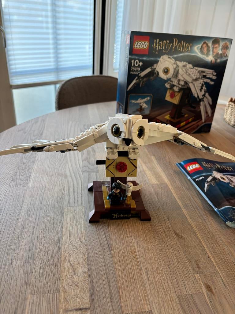 LEGO Harry Potter Hedwig Uil (75979) - Zo goed als nieuw, Lego, Harry Potter, Ophalen of Verzenden, Zo goed als nieuw