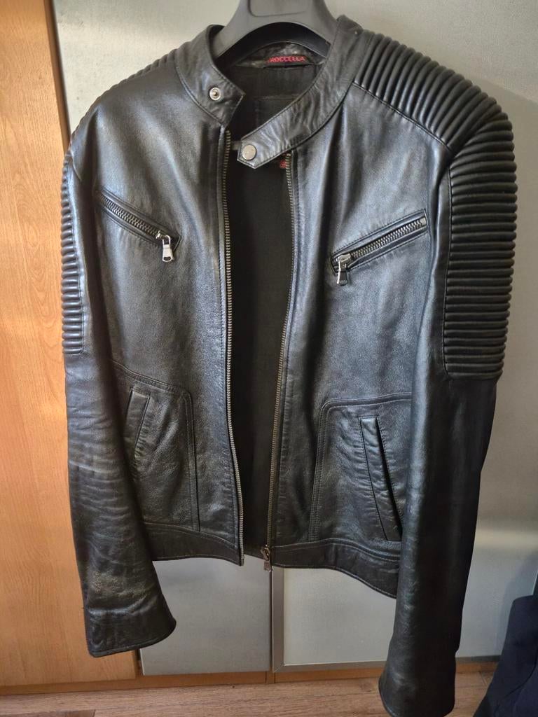 Froccella leren jas - Maat 48, Froccella, Bruin, Maat 48/50 (M), Ophalen of Verzenden