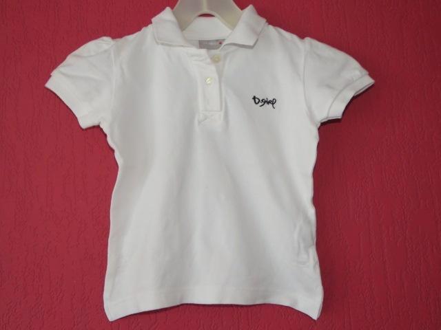 ZGAN Poloshirt wit met broderiekraag maat 152, Kinderen en Baby's, Kinderkleding | Maat 152, Zo goed als nieuw, Meisje, Shirt of Longsleeve