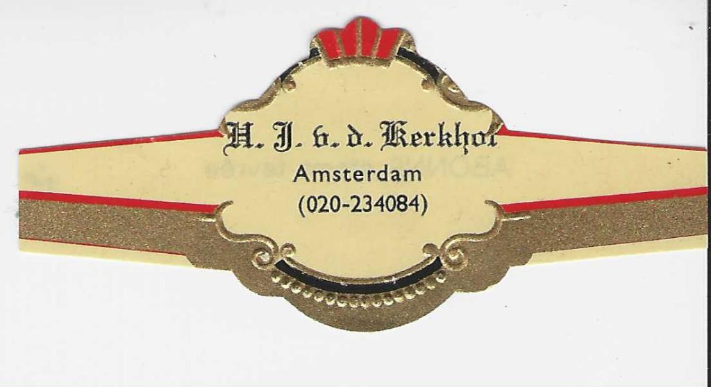 abonnee 1 -1180  berkhof amsterdam, Ophalen of Verzenden, Luciferdoosjes of -merken