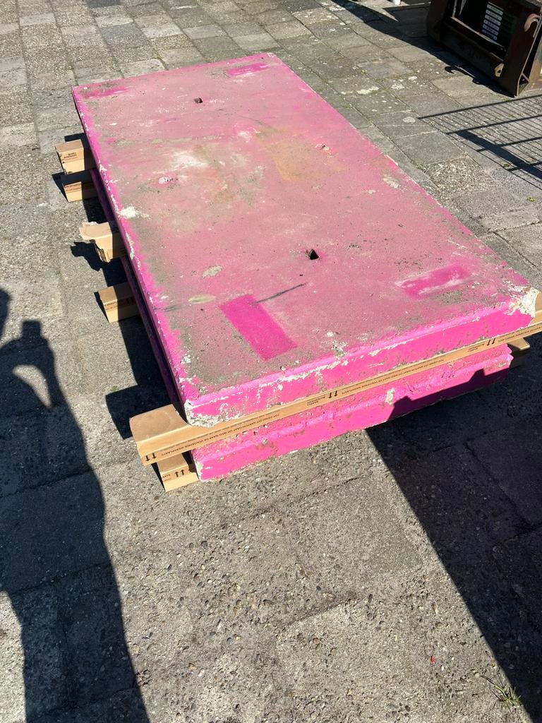 Stelconplaten, Ophalen, Gebruikt, Hout