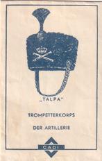 suikerzakje #93 : Talpa trompettenkorps der artillerie, Verzamelen, Verzenden, Nederland