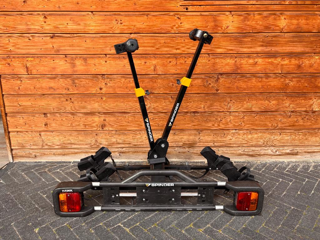 spinder hawk 2 fietsdrager kantelbaar, Ophalen, 2 fietsen, Gebruikt, Trekhaakdrager