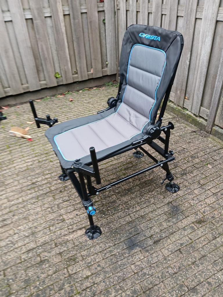 Cresta feeder chair, Watersport en Boten, Hengelsport | Algemeen, Ophalen, Zo goed als nieuw, Kleding
