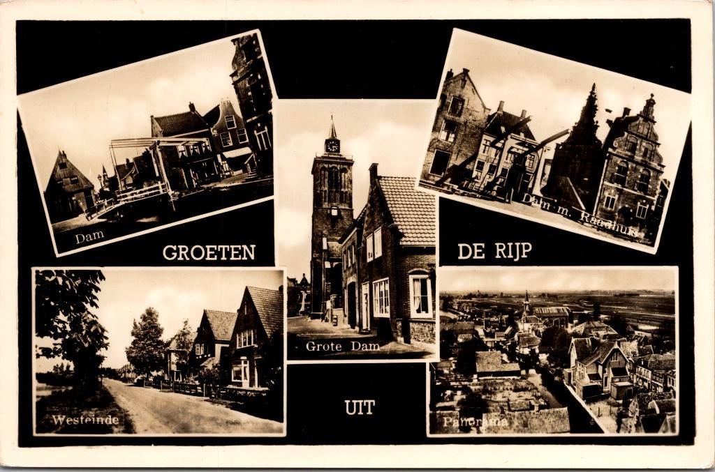 Groeten uit De Rijp, Verzenden, 1940 tot 1960, Ongelopen, Noord-Holland
